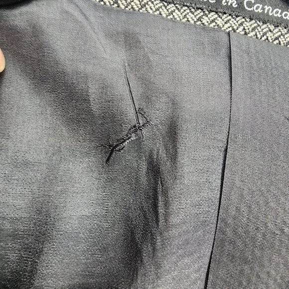 Yves Saint Laurent Jacket Mens 46R Gray Worsted Wool 3 Button Blazer *Read*